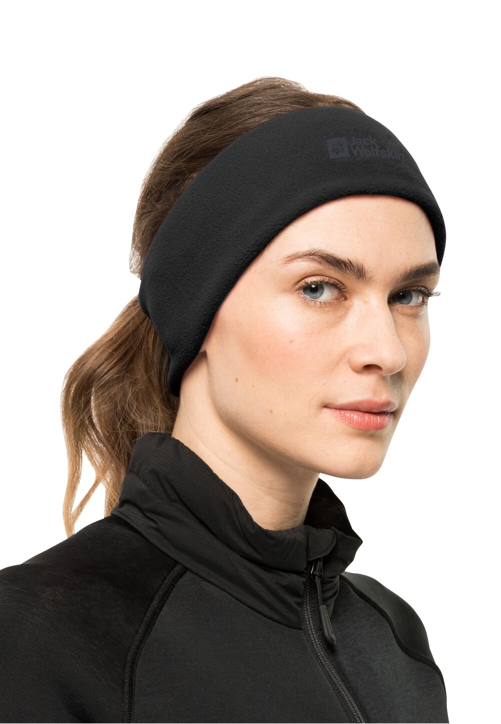 Jack Wolfskin Stirnband Real Stuff Headband one size schwarz black von Jack Wolfskin