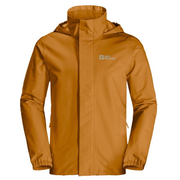 Jack Wolfskin - Stormy Point 2L Jacket - Regenjacke Gr M braun/orange von Jack Wolfskin