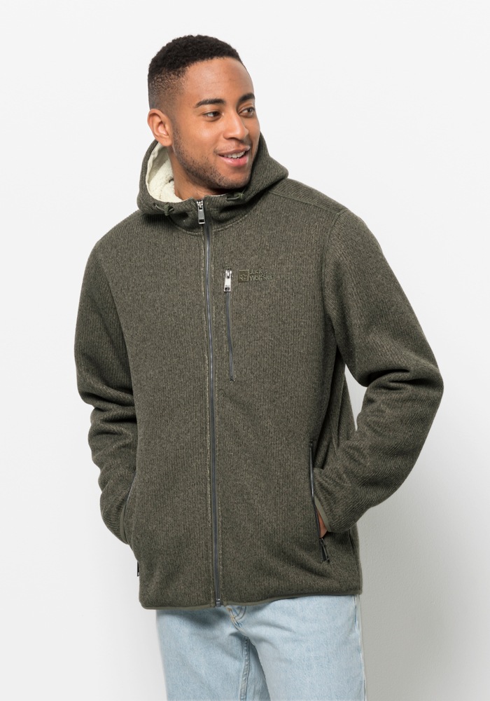 Jack Wolfskin Strickfleecejacke »ROBSON JACKET«, mit Kapuze von Jack Wolfskin