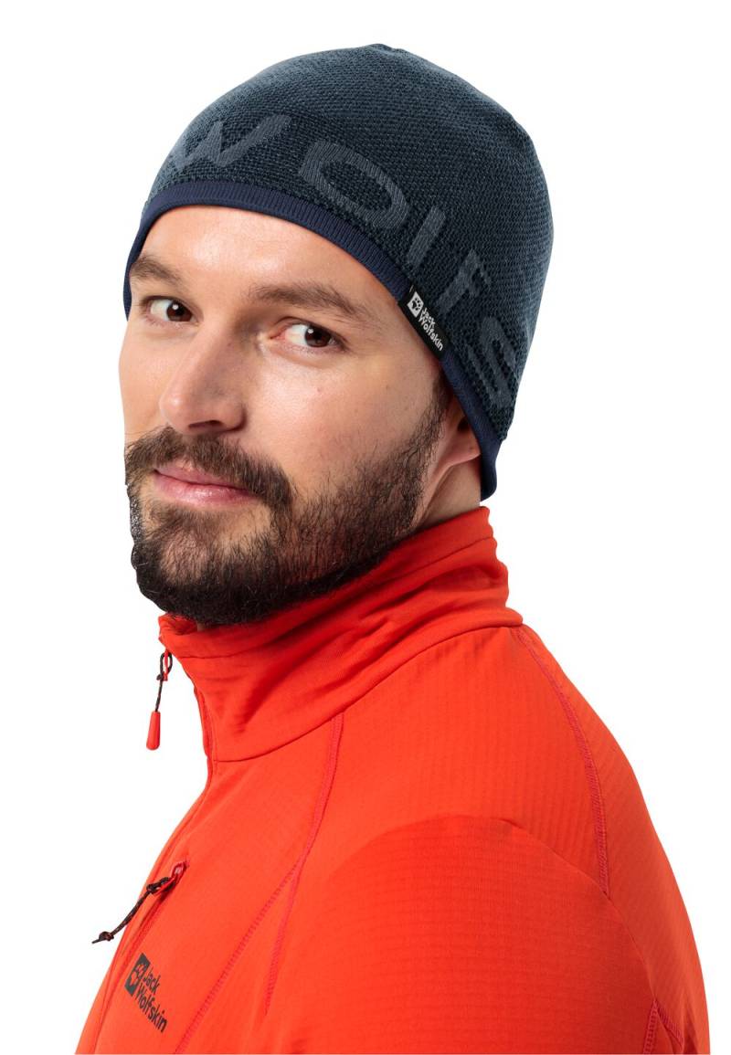 Jack Wolfskin Strickmütze Brand Beanie One Size midnight sky midnight sky von Jack Wolfskin