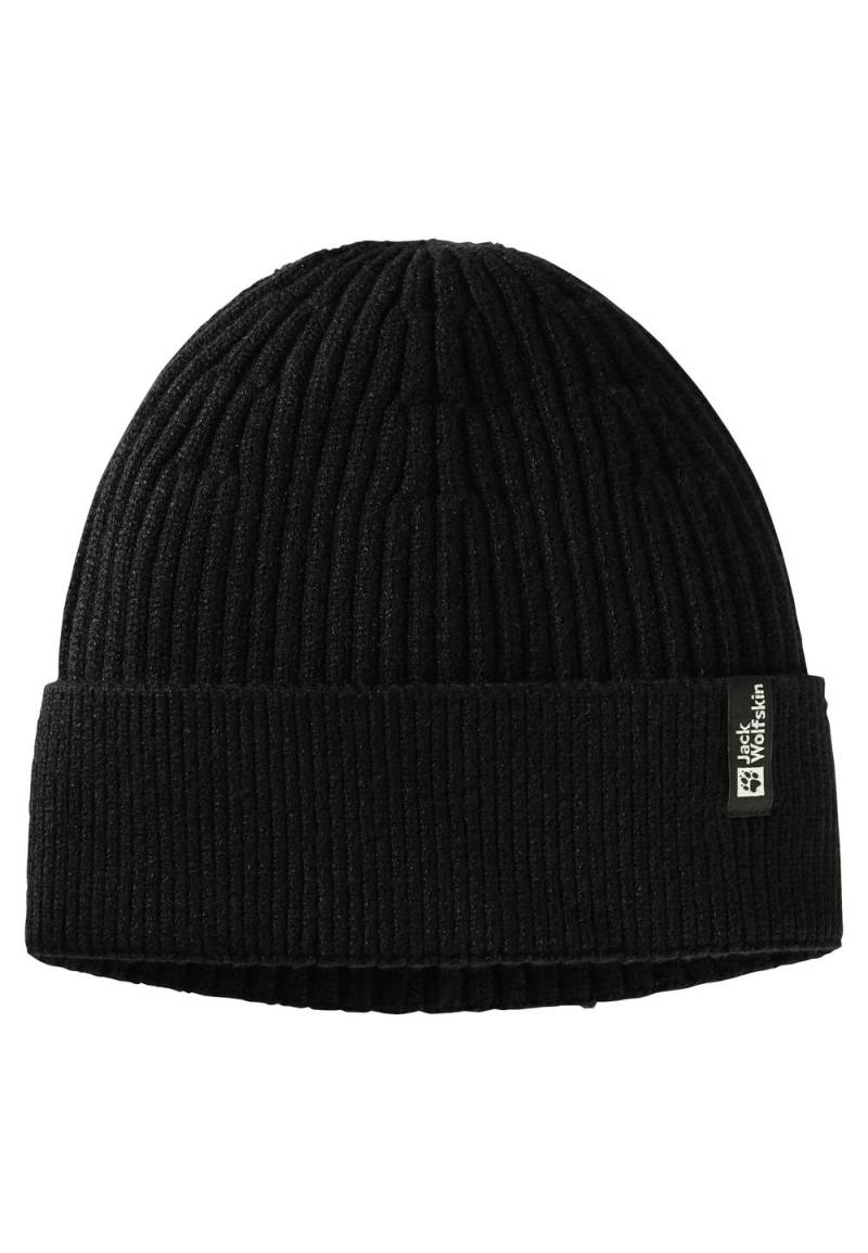 Jack Wolfskin Strickmütze Cosy Beanie One Size black black von Jack Wolfskin