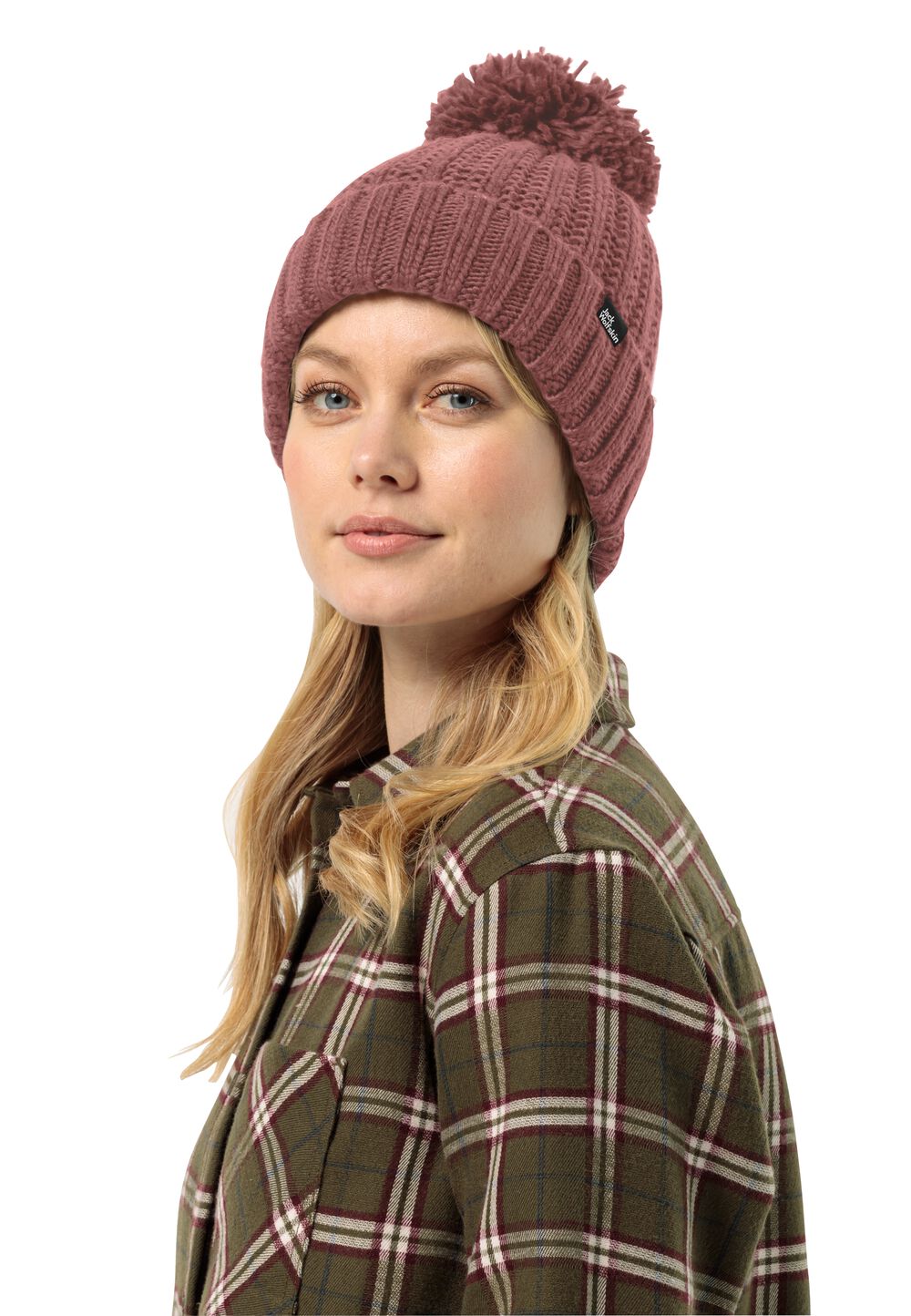 Jack Wolfskin Strickmütze Damen Highloft Knit Beanie Women M afterglow afterglow von Jack Wolfskin