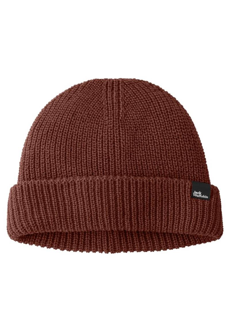 Jack Wolfskin Strickmütze Fischer Beanie One Size intense rust intense rust von Jack Wolfskin