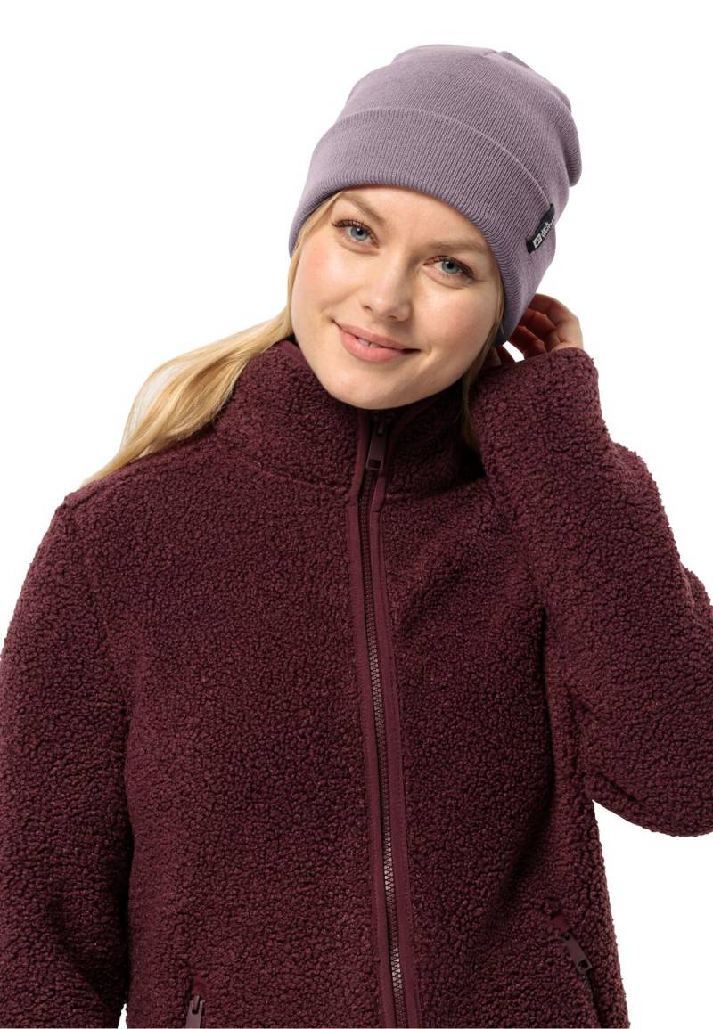 Jack Wolfskin Strickmütze Rib Beanie One Size wild blossom wild blossom von Jack Wolfskin