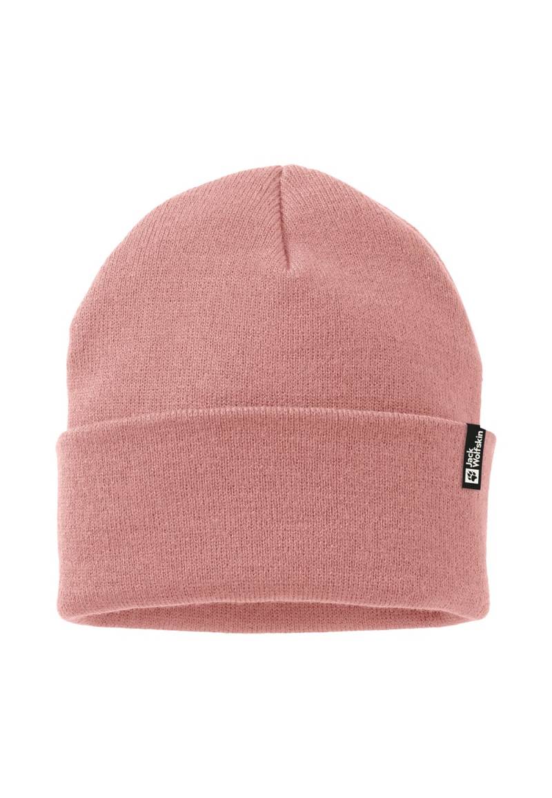 Jack Wolfskin Strickmütze Rib Beanie One Size blush powder blush powder von Jack Wolfskin