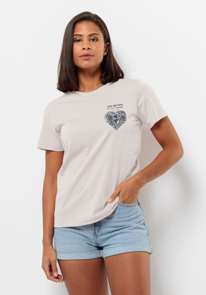 Jack Wolfskin T-Shirt »DISCOVER HEART T W« von Jack Wolfskin