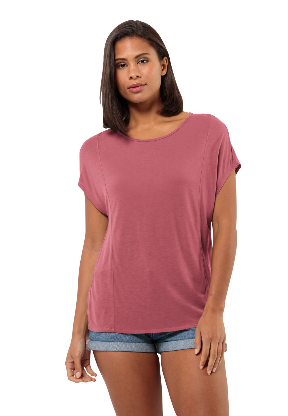 Jack Wolfskin T-Shirt Damen Mola T-Shirt Women L soft pink soft pink von Jack Wolfskin