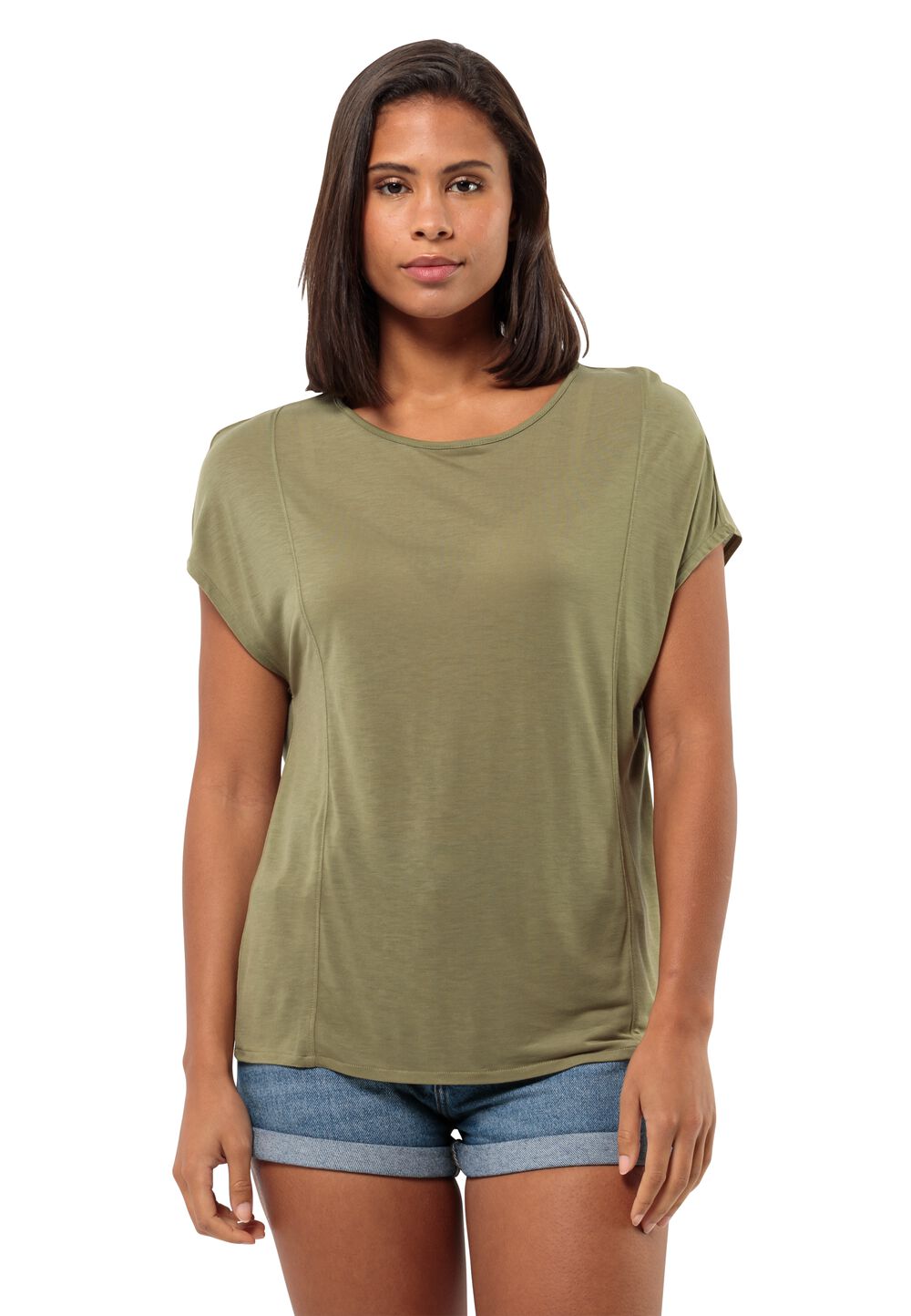 Jack Wolfskin T-Shirt Damen Mola T-Shirt Women XXL braun bay leaf von Jack Wolfskin