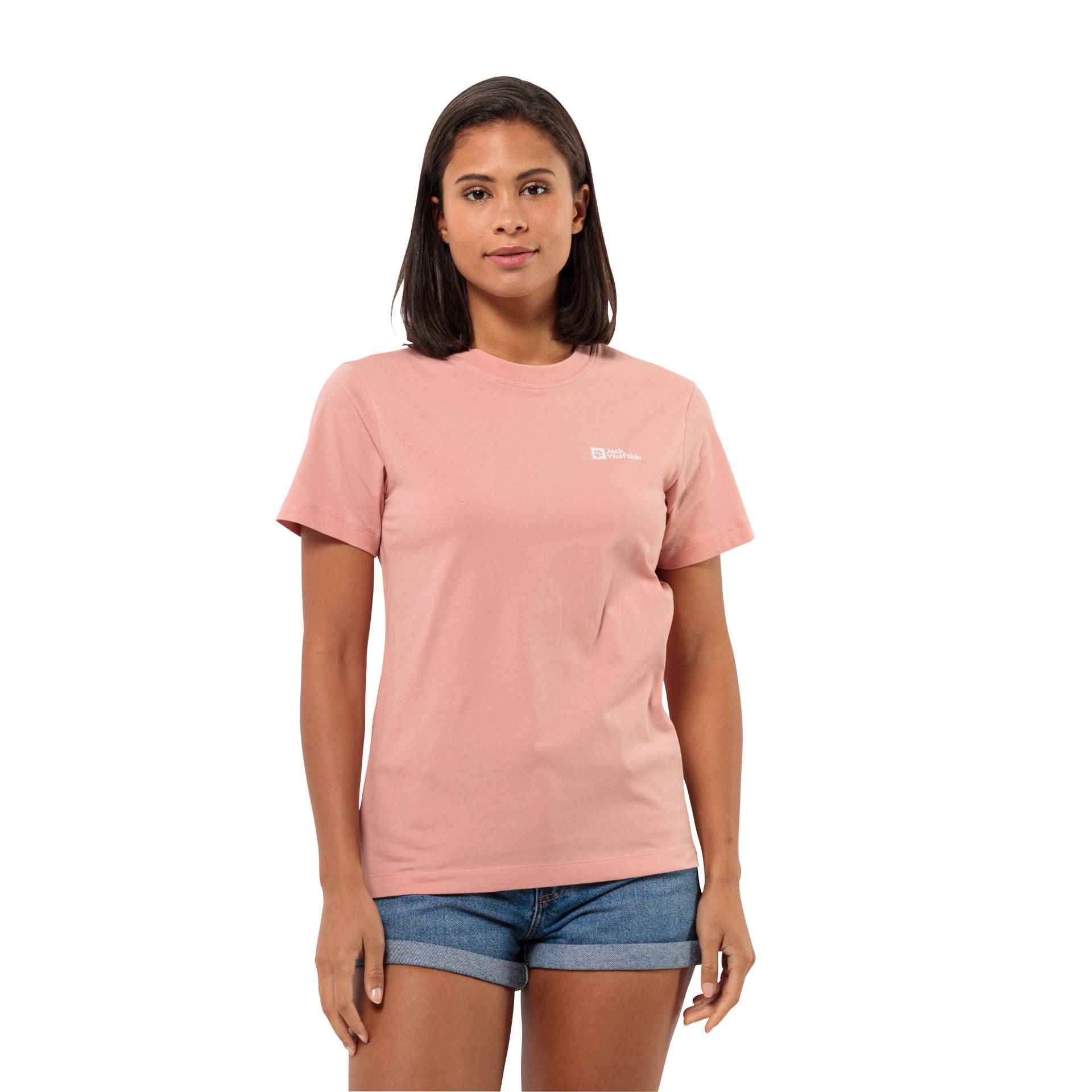 Jack Wolfskin T-Shirt »ESSENTIAL T W«, weiches, klassisches T-Shirt aus atmungsaktiver Bio-Baumwolle Jack Wolfskin T-Shirt »ESSENTIAL T W«, weiches, klassisches T-Shirt aus atmungsaktiver Bio-Baumwolle von Jack Wolfskin