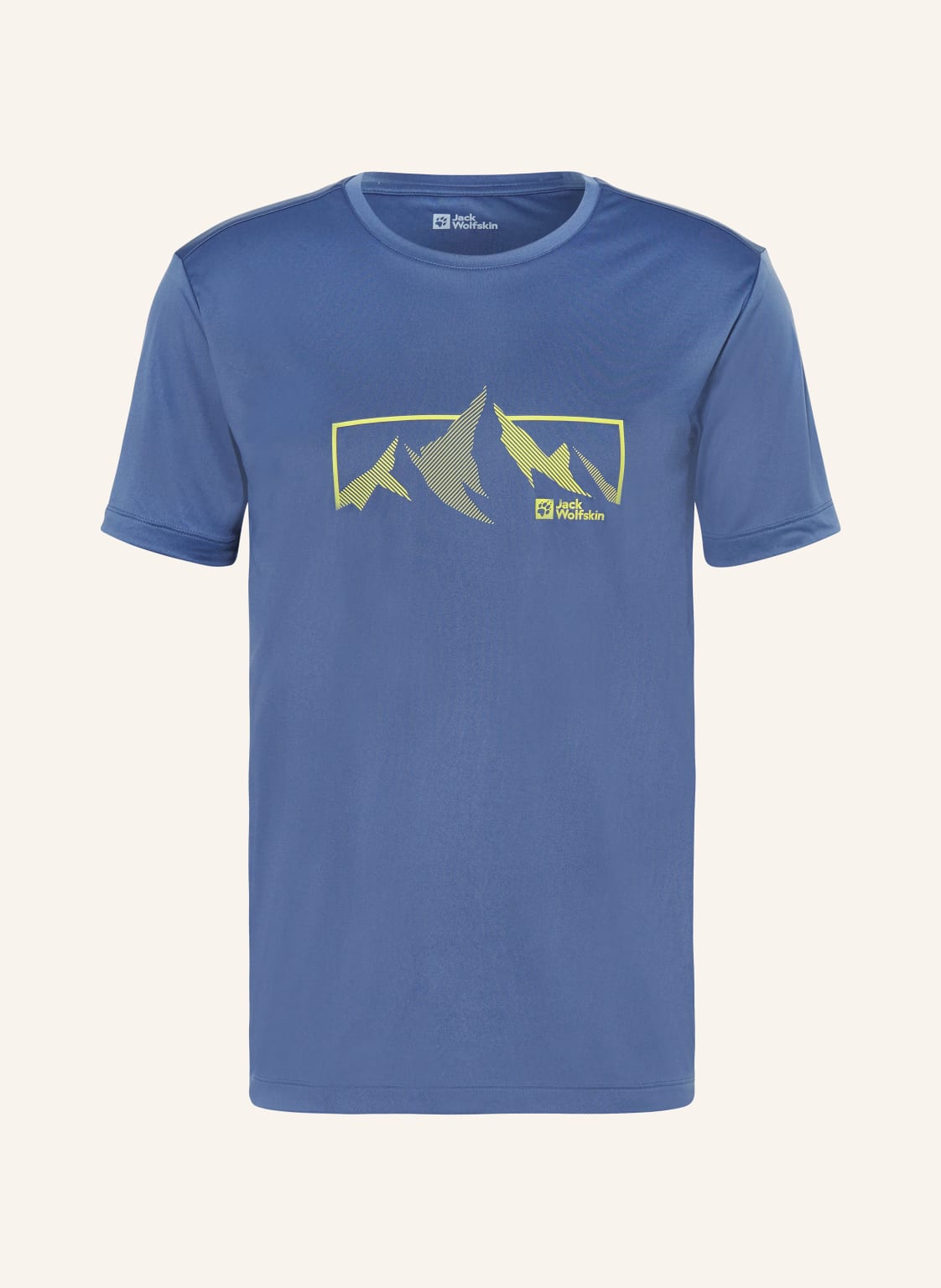 Jack Wolfskin T-Shirt Peak Graphic blau von Jack Wolfskin