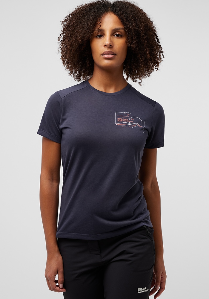 Jack Wolfskin T-Shirt »VONNAN GRAPHIC T W« von Jack Wolfskin