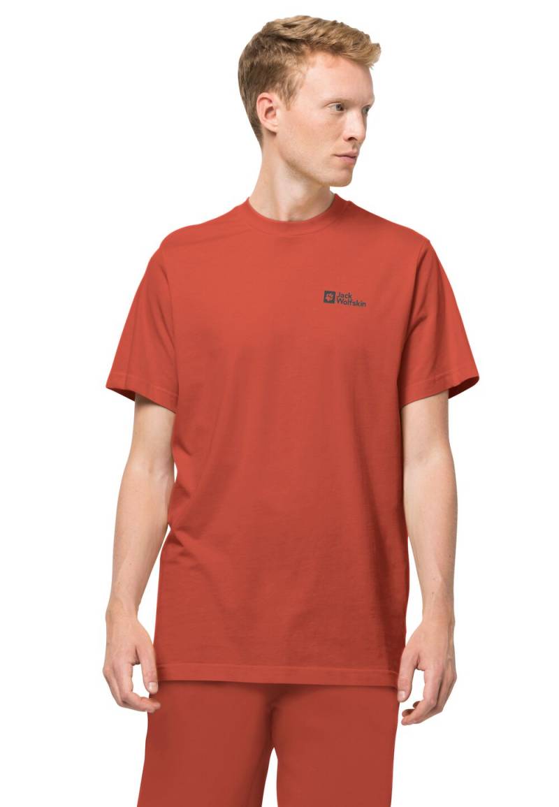 Jack Wolfskin T-Shirt aus Bio-Baumwolle Herren Essential T-Shirt Men 2XL intense rust intense rust von Jack Wolfskin