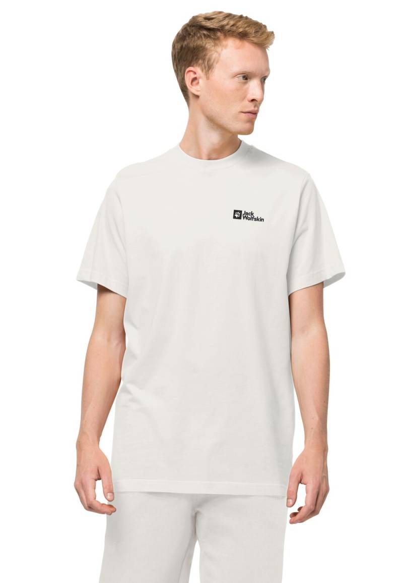 Jack Wolfskin T-Shirt aus Bio-Baumwolle Herren Essential T-Shirt Men L white White von Jack Wolfskin