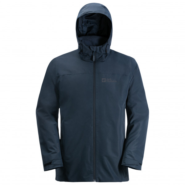 Jack Wolfskin - Taubenberg 3in1 Jacket - Doppeljacke Gr 3XL;L;M;S;XL;XXL blau;schwarz von Jack Wolfskin