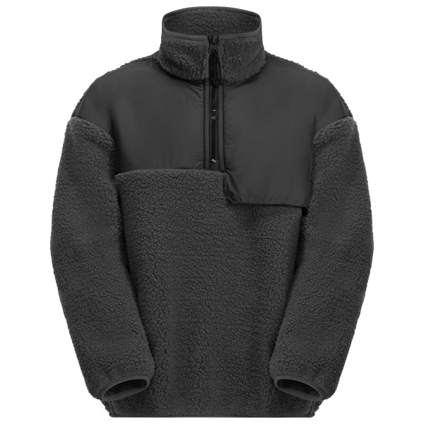 Jack Wolfskin - Teen Halfzip Fleece - Fleecepullover Gr 128 schwarz/grau von Jack Wolfskin