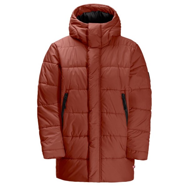 Jack Wolfskin - Teen Insulation Long Jacket - Parka Gr 128;140;152;164;176 grau/schwarz von Jack Wolfskin