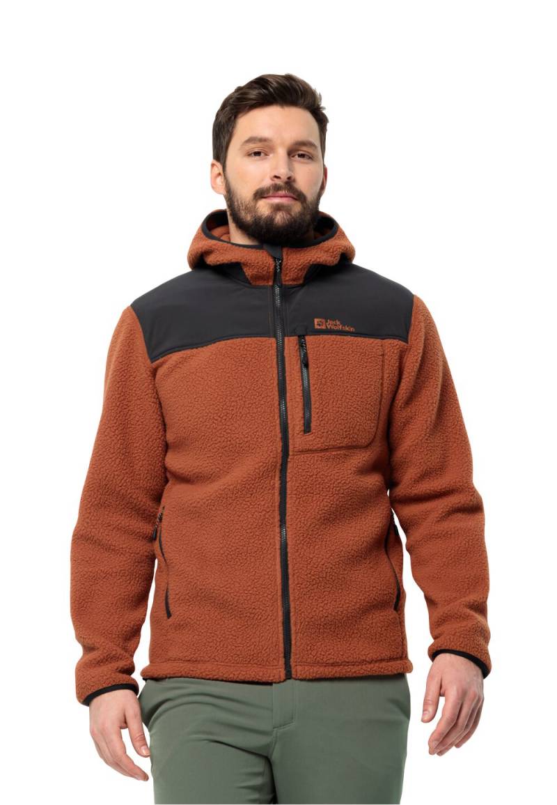 Jack Wolfskin Trekking-Fleecejacke Herren Kammweg Pile FZ Men L carmine carmine von Jack Wolfskin