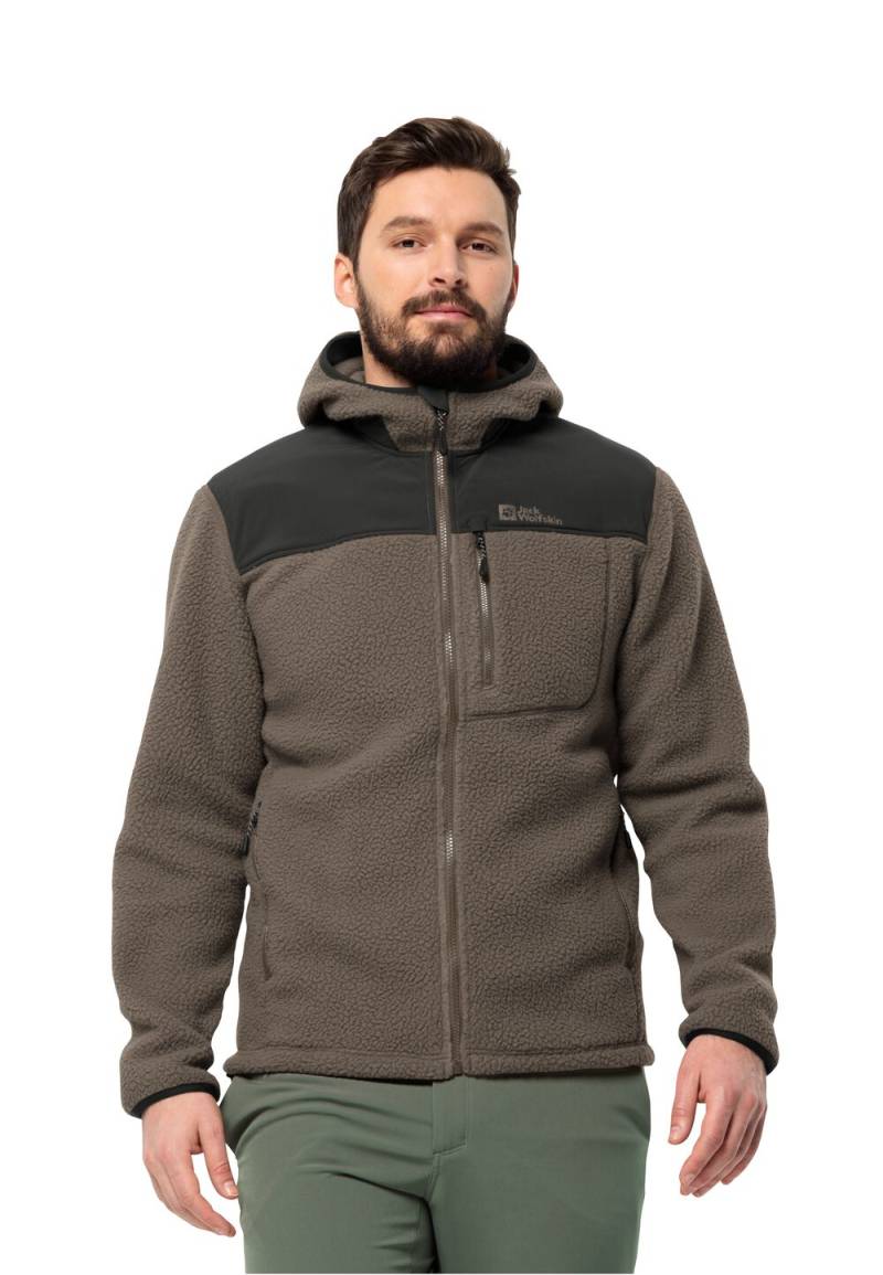 Jack Wolfskin Trekking-Fleecejacke Herren Kammweg Pile FZ Men L cold coffee cold coffee von Jack Wolfskin