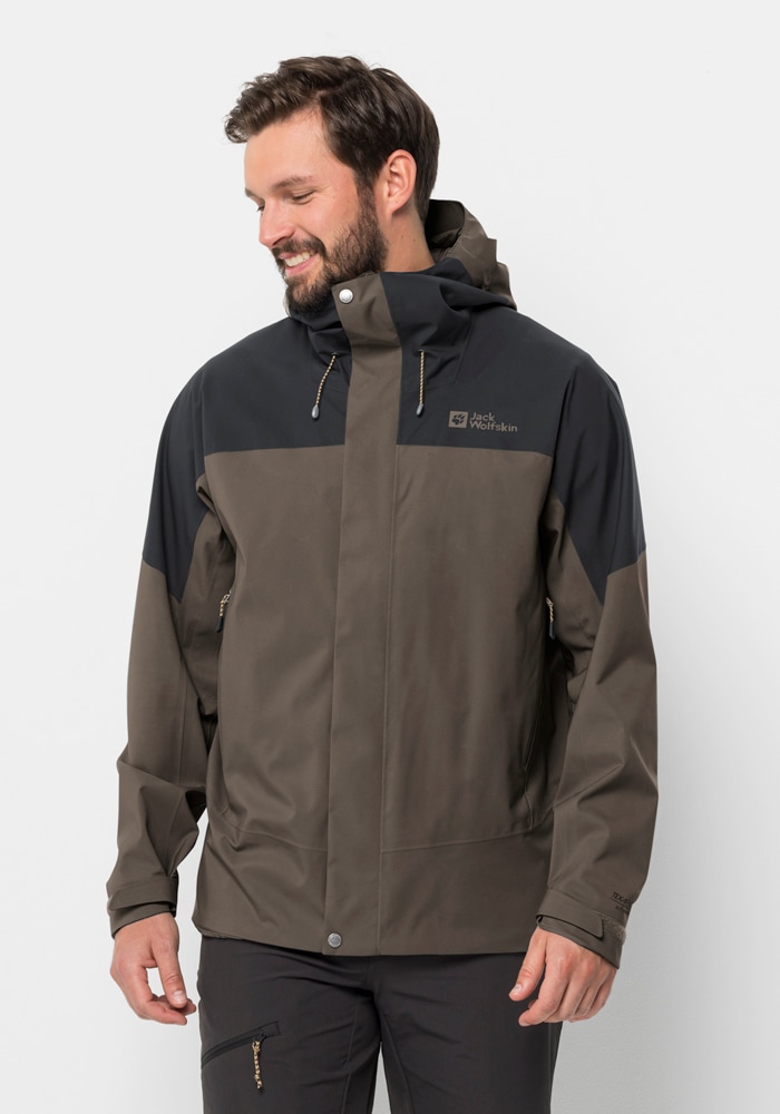 Jack Wolfskin Trekkingjacke »KAMMWEG 2L JKT M«, mit Kapuze Jack Wolfskin Trekkingjacke »KAMMWEG 2L JKT M«, mit Kapuze von Jack Wolfskin