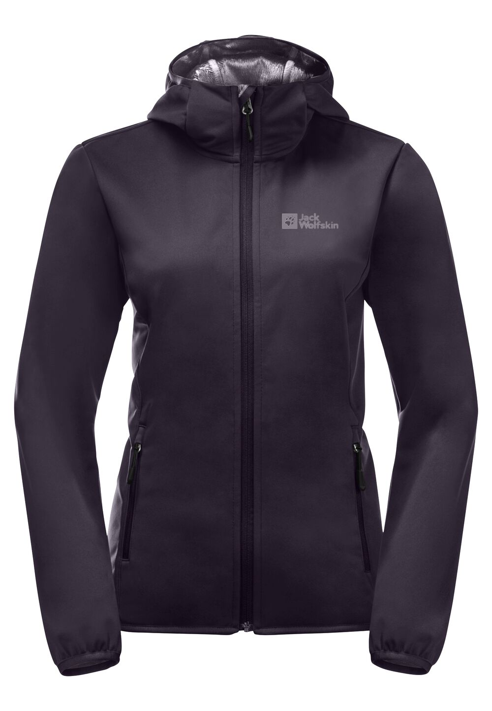 Jack Wolfskin Übergangsjacke Damen Windhain Hoody Women M midnight plum midnight plum von Jack Wolfskin