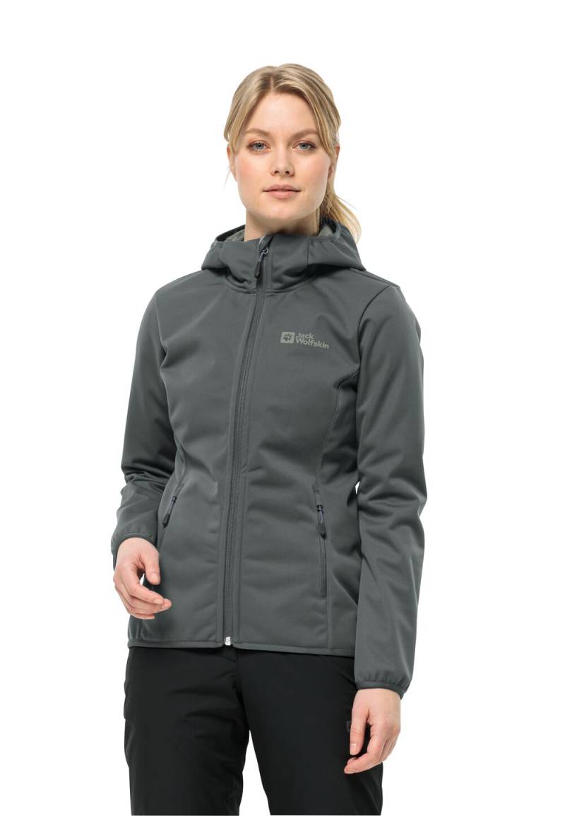 Jack Wolfskin Übergangsjacke Damen Windhain Hoody Women M slate green slate green von Jack Wolfskin