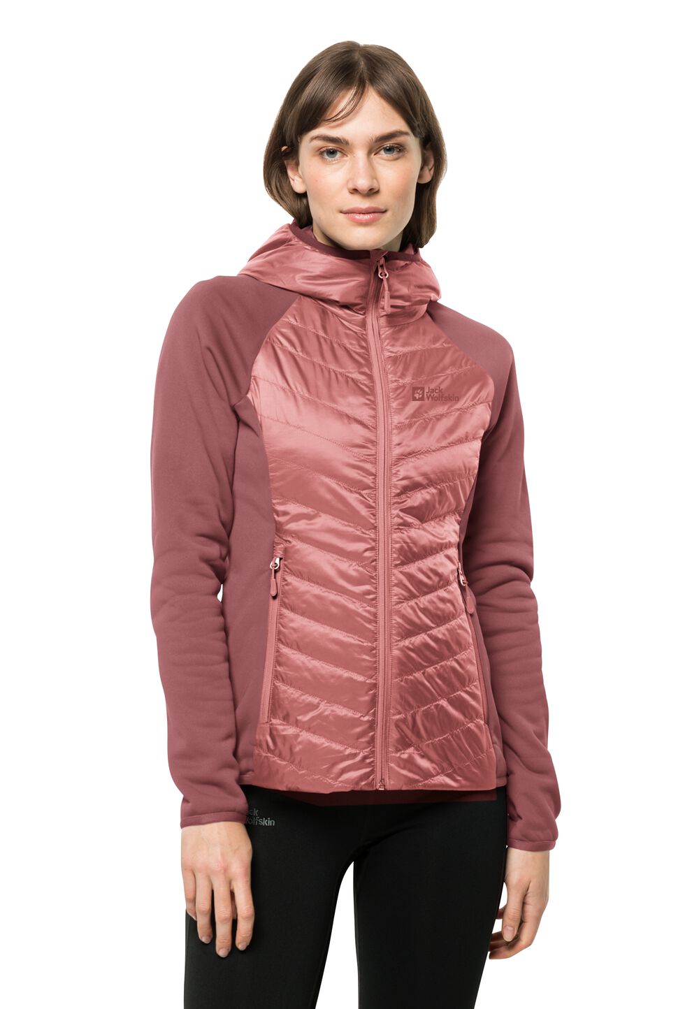 Jack Wolfskin Übergangsjacke Damen Routeburn Pro Hybrid Women L blush powder blush powder von Jack Wolfskin