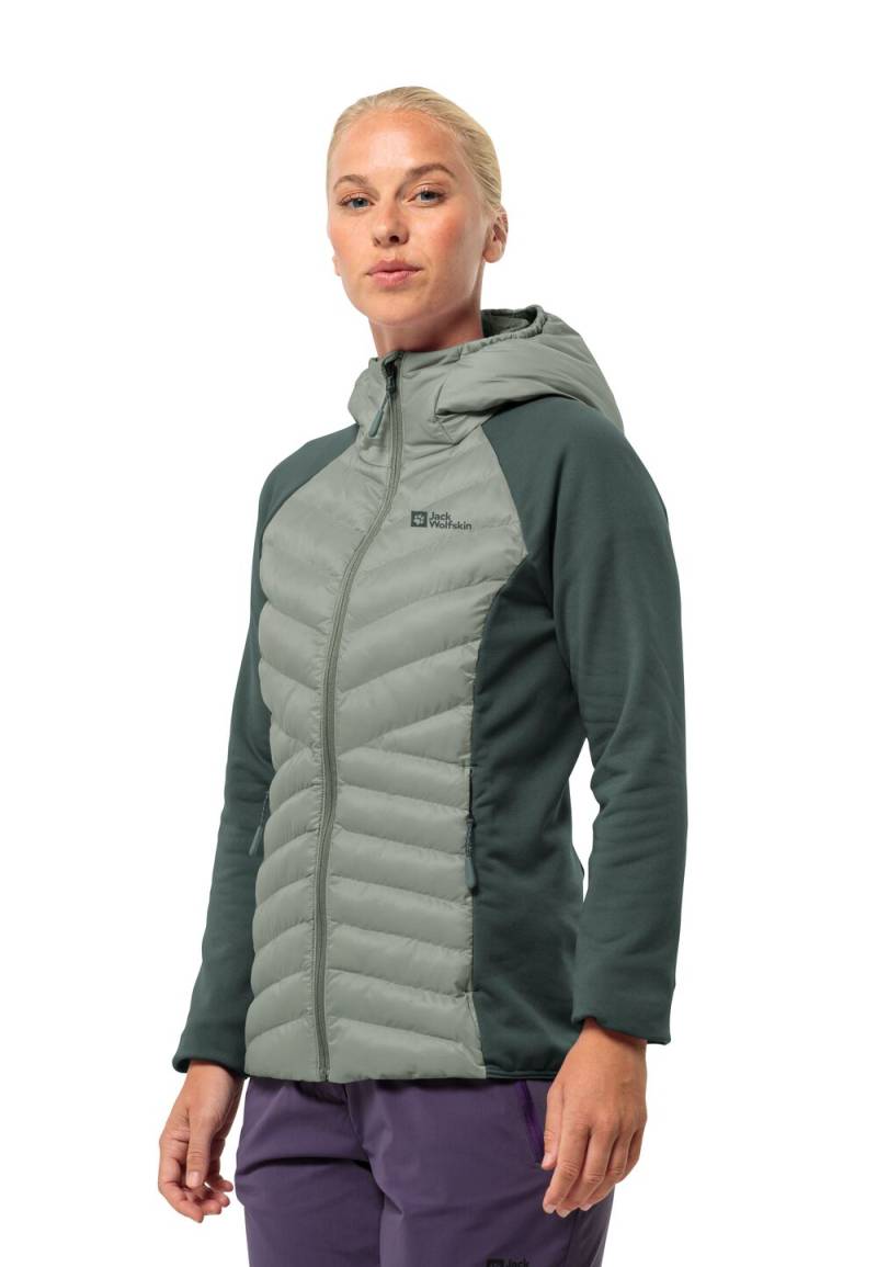 Jack Wolfskin Übergangsjacke Damen Routeburn Pro Hybrid Women L mint leaf mint leaf von Jack Wolfskin