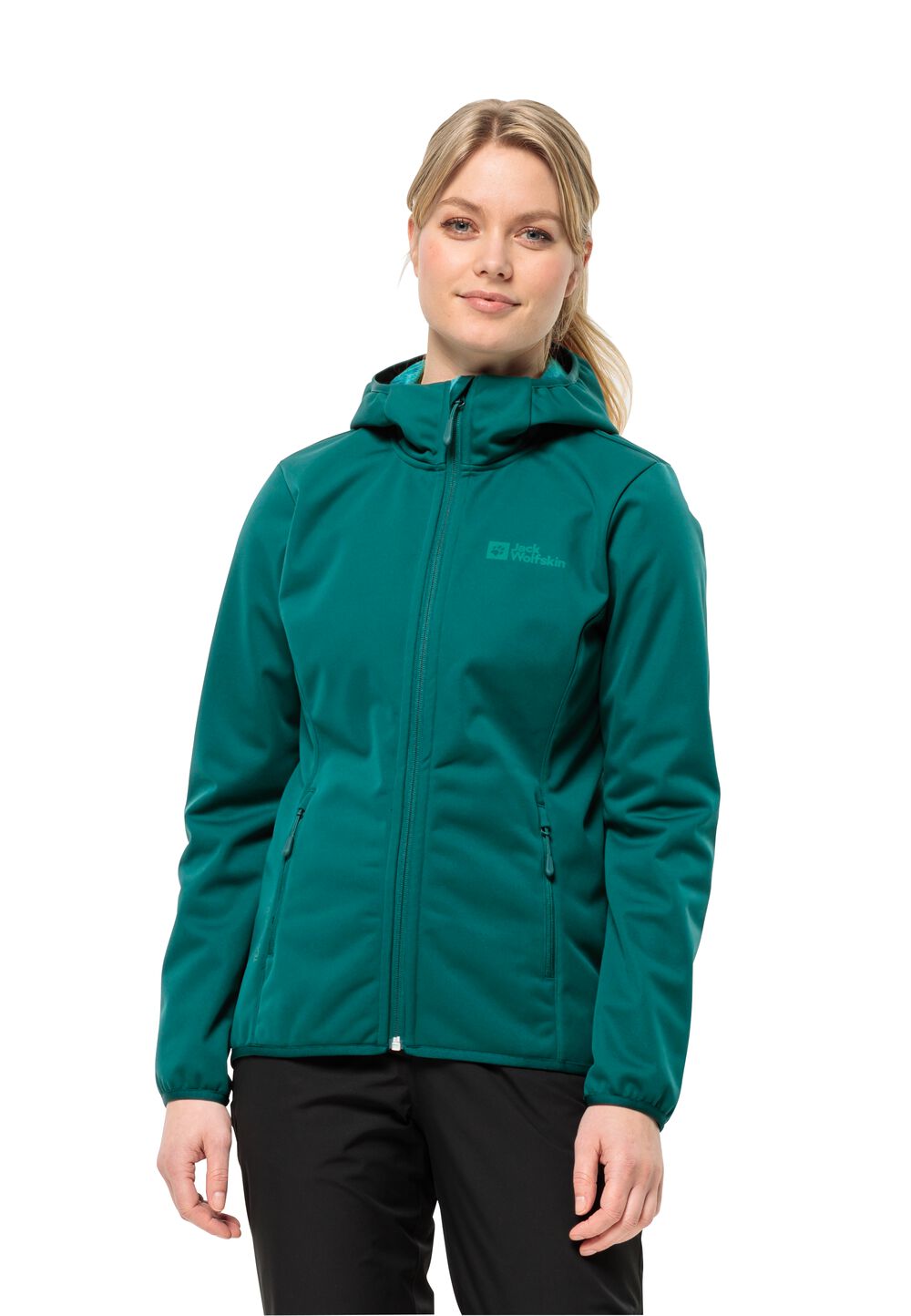 Jack Wolfskin Übergangsjacke Damen Bornberg Hoody Women XL sea green sea green von Jack Wolfskin