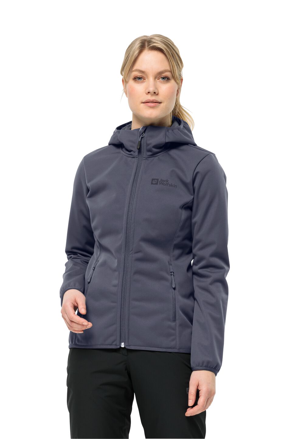 Jack Wolfskin Übergangsjacke Damen Bornberg Hoody Women XS dolphin dolphin von Jack Wolfskin