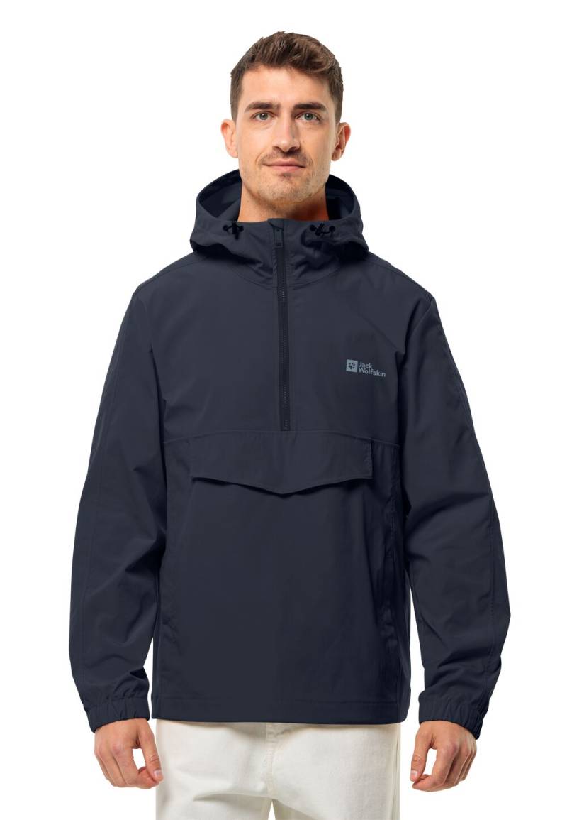 Jack Wolfskin Übergangsjacke Herren Desert Wind Overhead Men XXXL blau night blue von Jack Wolfskin