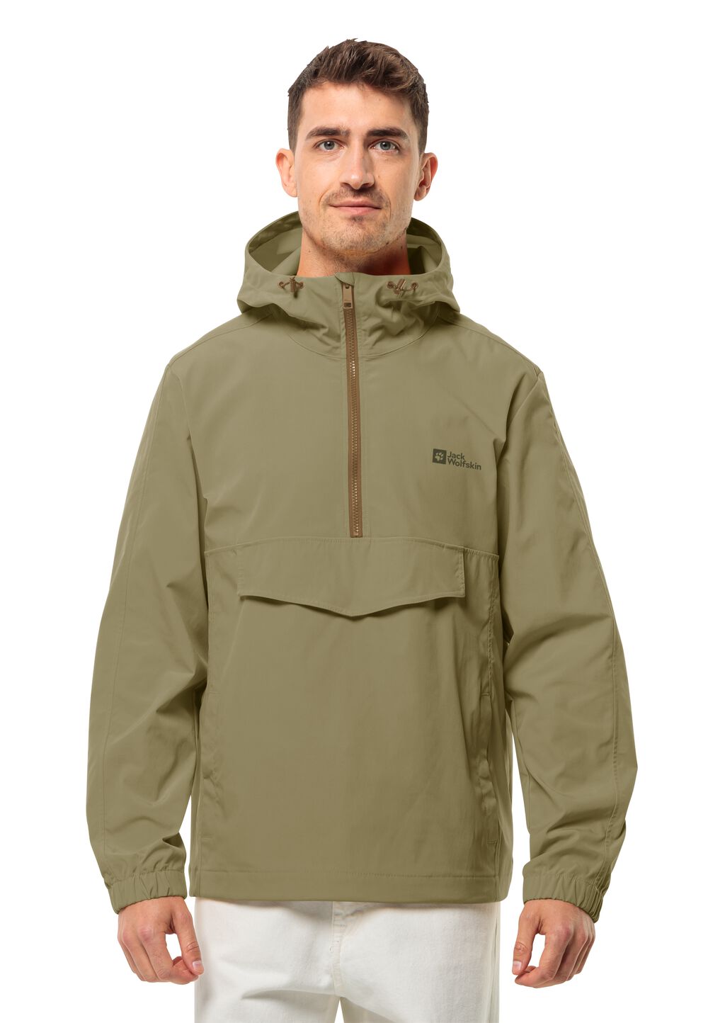 Jack Wolfskin Übergangsjacke Herren Desert Wind Overhead Men L bay leaf Bay Leaf von Jack Wolfskin