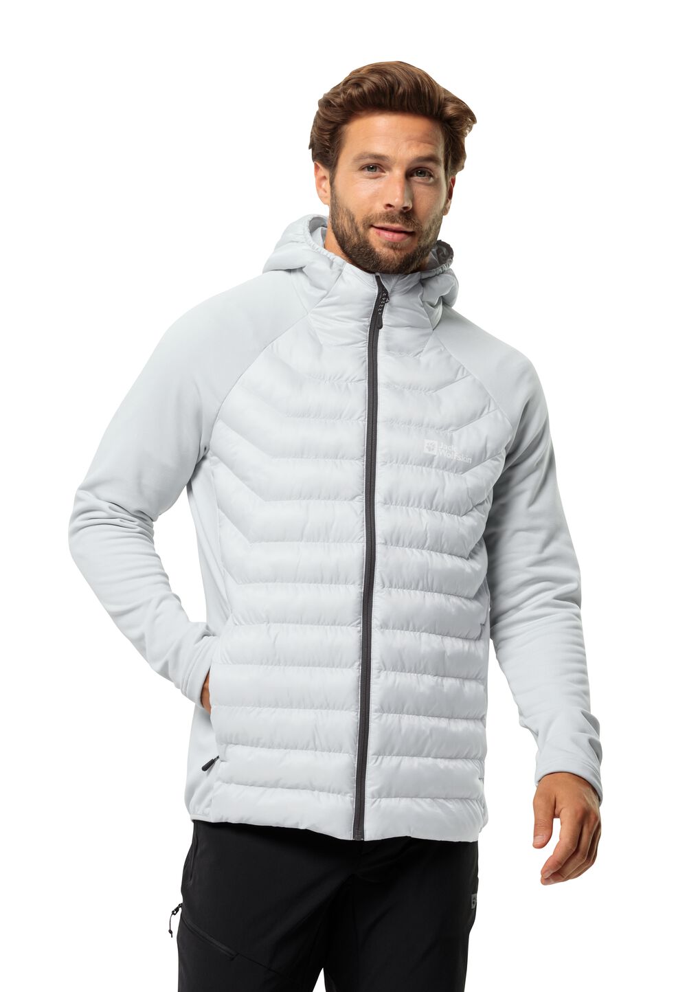 Jack Wolfskin Übergangsjacke Herren Routeburn Pro Hybrid Men 3XL grau cool grey von Jack Wolfskin