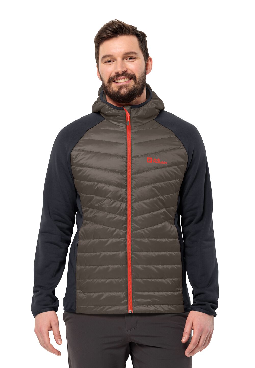 Jack Wolfskin Übergangsjacke Herren Routeburn Pro Hybrid Men M cold coffee cold coffee von Jack Wolfskin