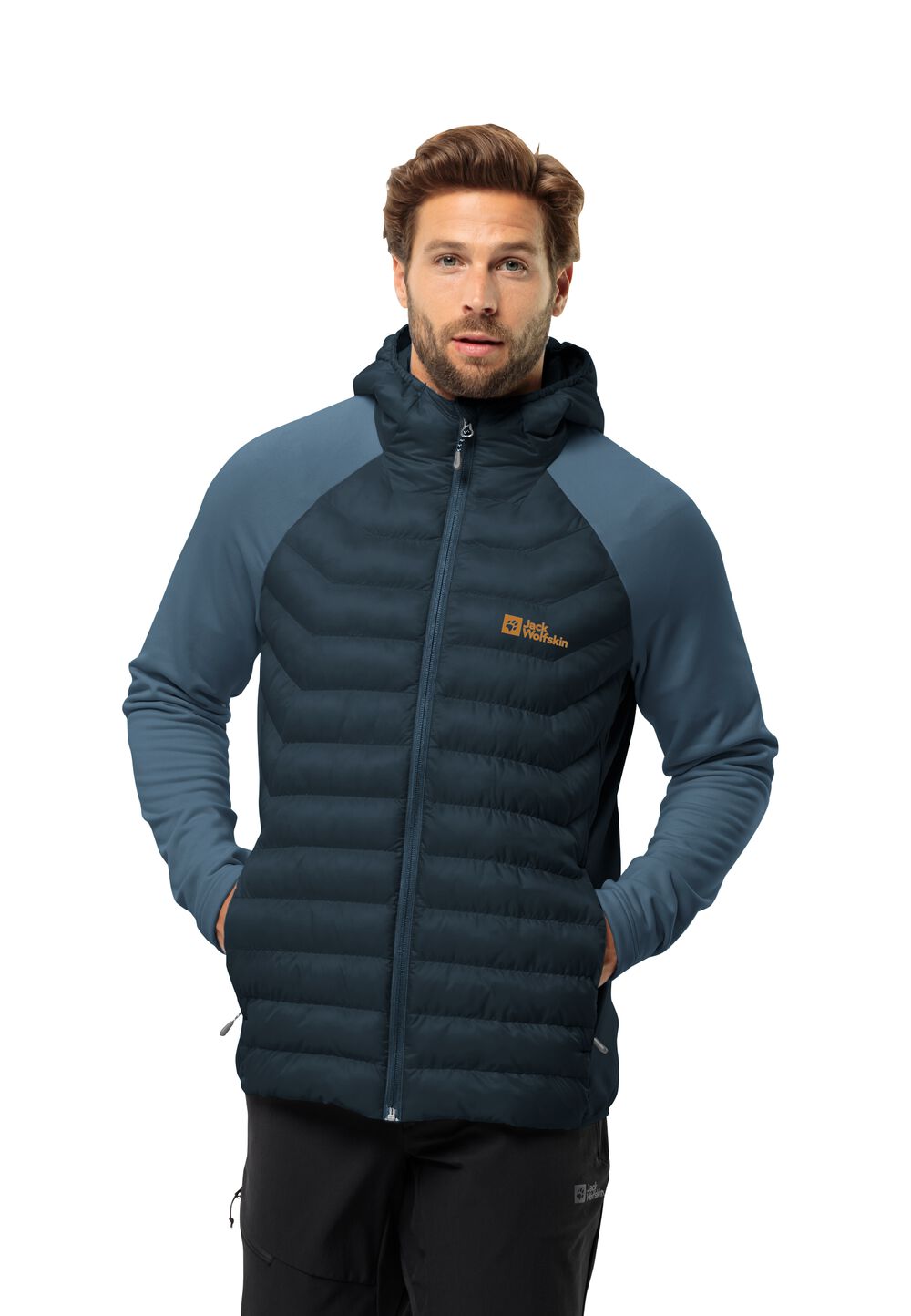 Jack Wolfskin Übergangsjacke Herren Routeburn Pro Hybrid Men XL midnight sky midnight sky von Jack Wolfskin