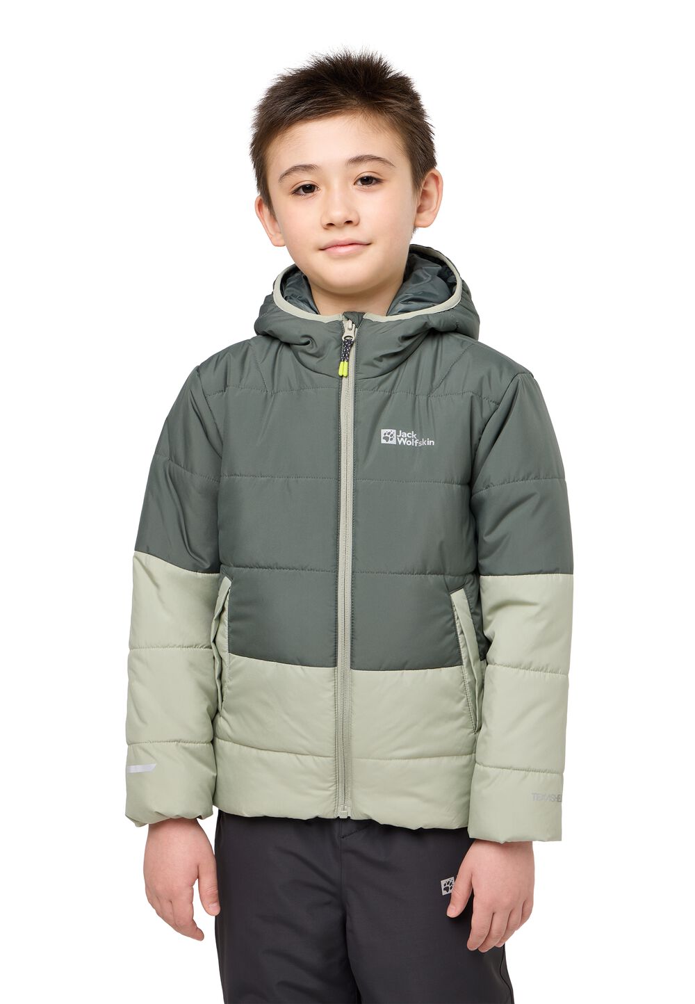 Jack Wolfskin Übergangsjacke Kinder TWO Hills Ins Jacket Kids 104 slate green slate green von Jack Wolfskin