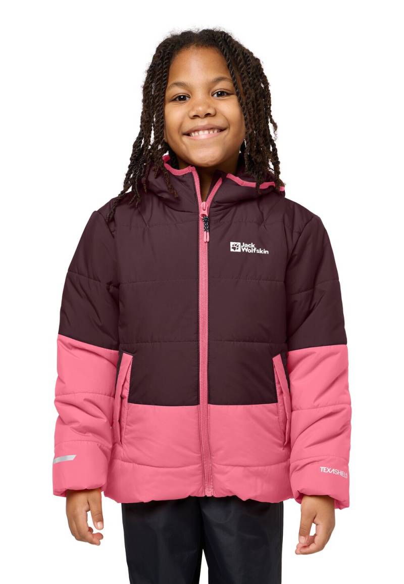 Jack Wolfskin Übergangsjacke Kinder TWO Hills Ins Jacket Kids 116 boysenberry boysenberry von Jack Wolfskin