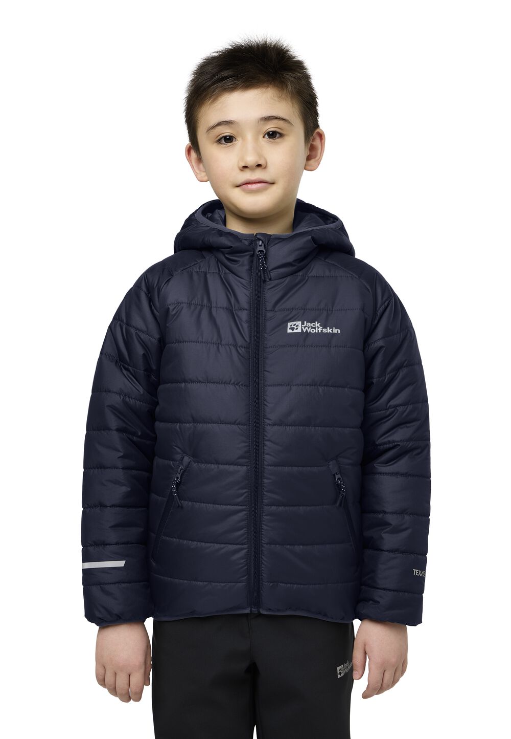 Jack Wolfskin Übergangsjacke Kinder Zenon Jacket Kids 116 blau night blue von Jack Wolfskin