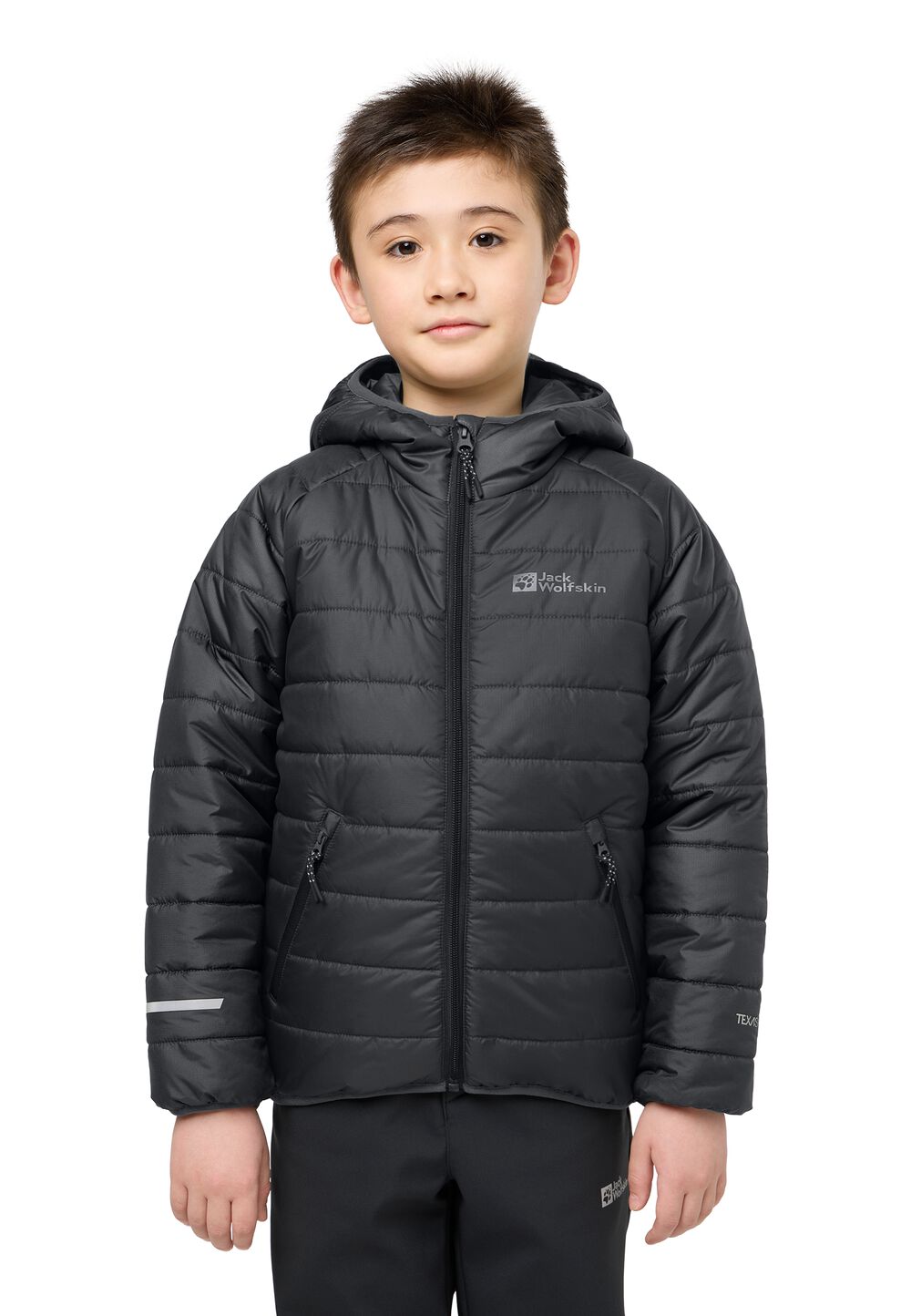 Jack Wolfskin Übergangsjacke Kinder Zenon Jacket Kids 116 phantom Phantom von Jack Wolfskin