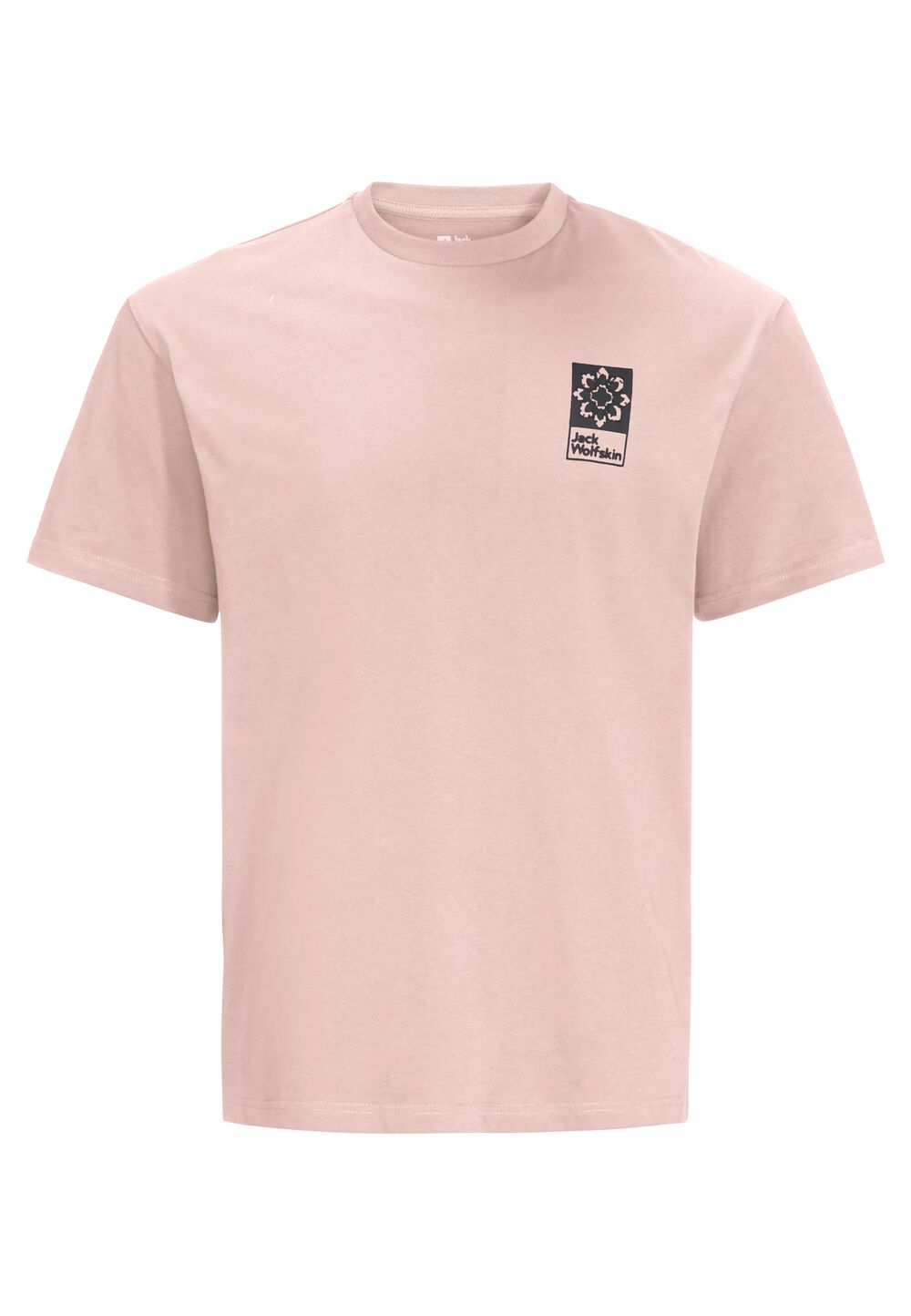 Jack Wolfskin Unisex T-shirt aus Bio-Baumwolle Eschenheimer Back T-Shirt S rose smoke rose smoke von Jack Wolfskin