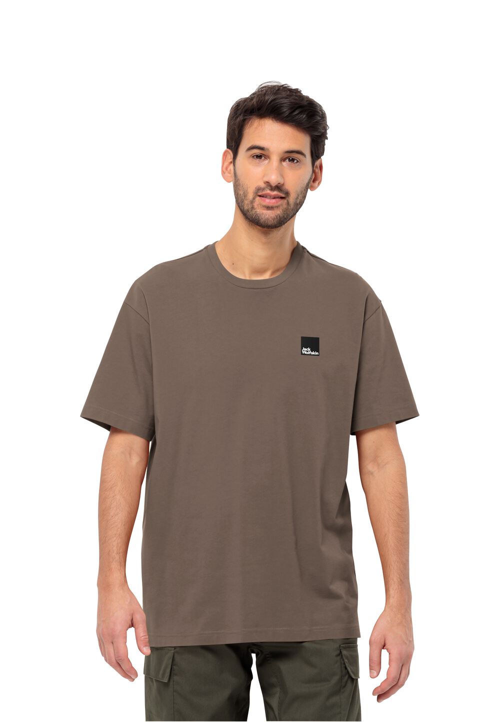 Jack Wolfskin Unisex T-shirt aus Bio-Baumwolle Eschenheimer T-Shirt S chestnut 4610 chestnut 4610 von Jack Wolfskin