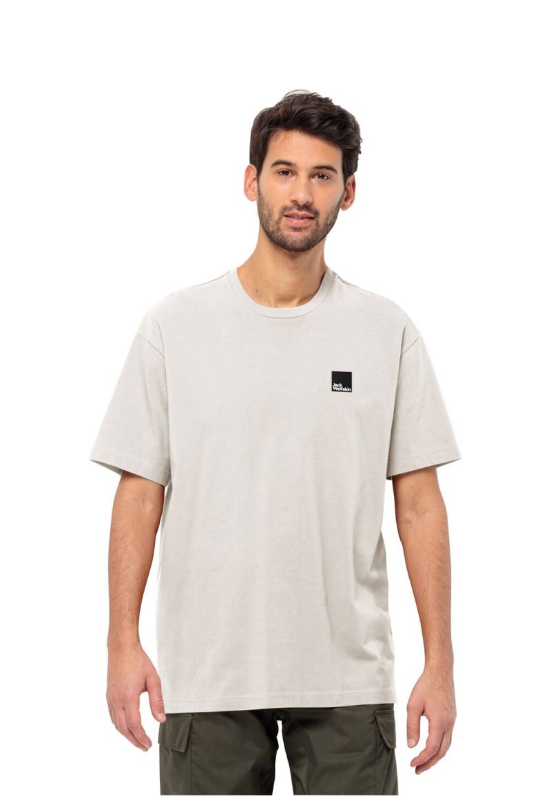 Jack Wolfskin Unisex T-shirt aus Bio-Baumwolle Eschenheimer T-Shirt S cotton white cotton white von Jack Wolfskin