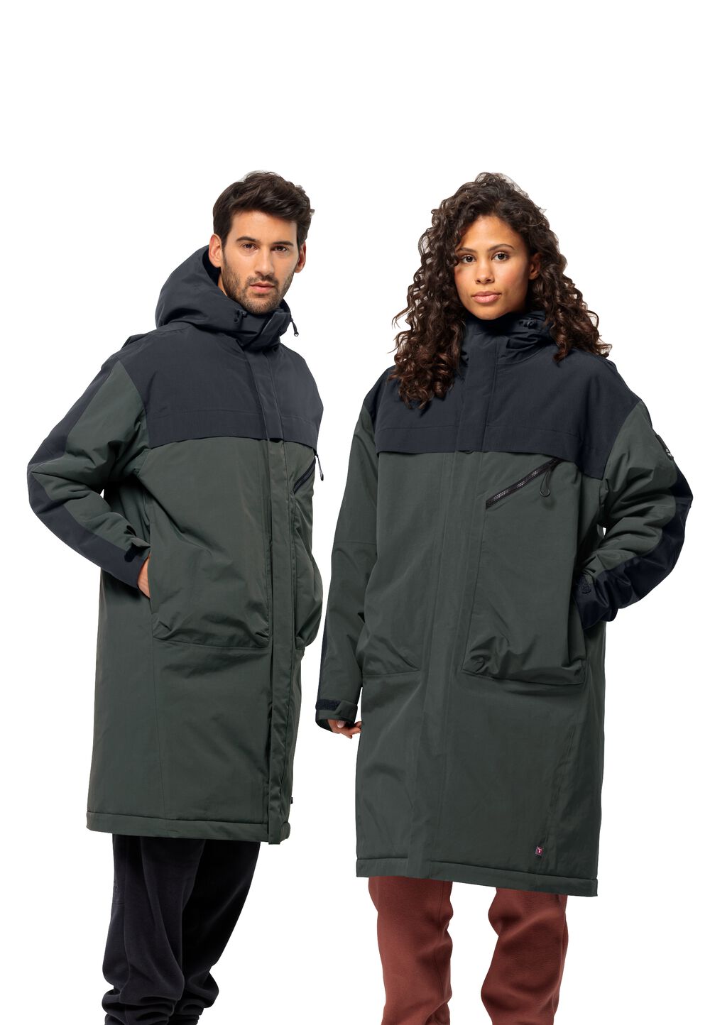 Jack Wolfskin Unisex Wasserdichter Wintermantel Heumarkt 2L Parka L slate green slate green von Jack Wolfskin