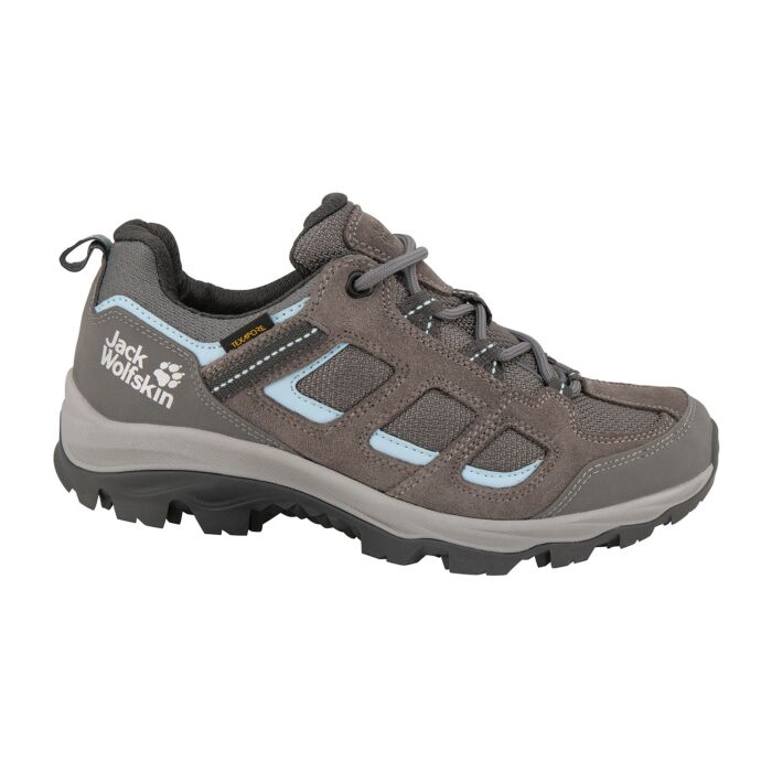 Jack Wolfskin Vojo Hike 3 Texapore Low Damen-Wanderschuh grau, 38 von Jack Wolfskin