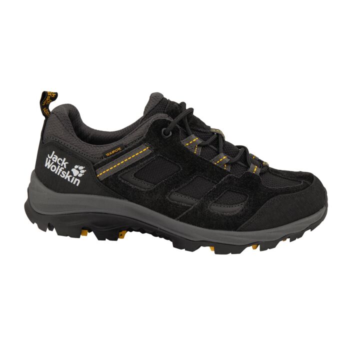 Jack Wolfskin Vojo Hike 3 Texapore Low Wanderschuh Herren schwarz, 42 von Jack Wolfskin