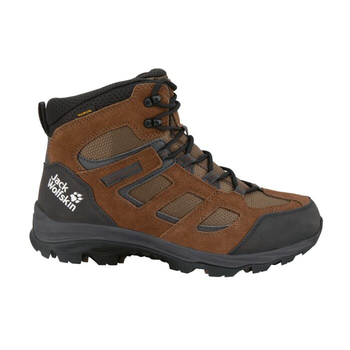 Jack Wolfskin Vojo Hike 3 Texapore Mid Wanderschuh Herren braun, 41 von Jack Wolfskin