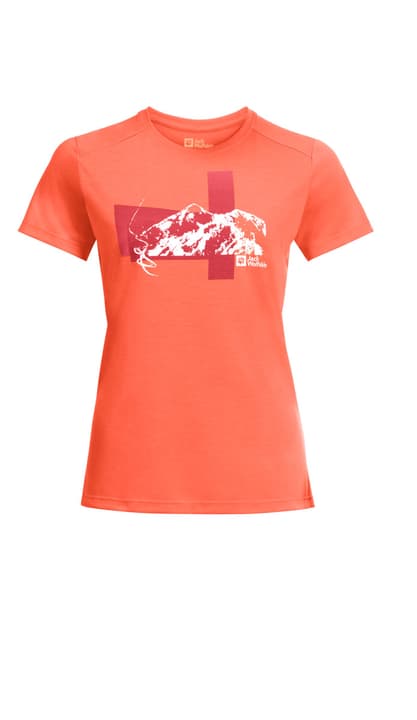 Jack Wolfskin Vonnan Graphic T-Shirt orange Jack Wolfskin Vonnan Graphic T-Shirt orange von Jack Wolfskin