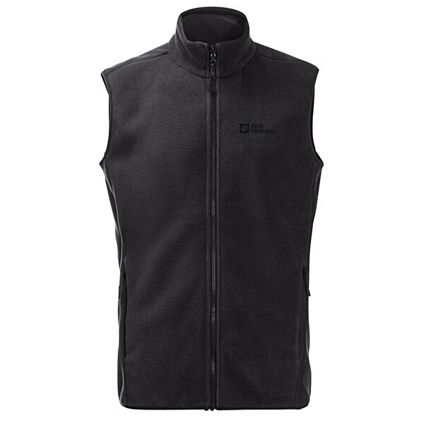 Jack Wolfskin - Waldsteig Full Zip Vest - Fleecegilet Gr S schwarz von Jack Wolfskin