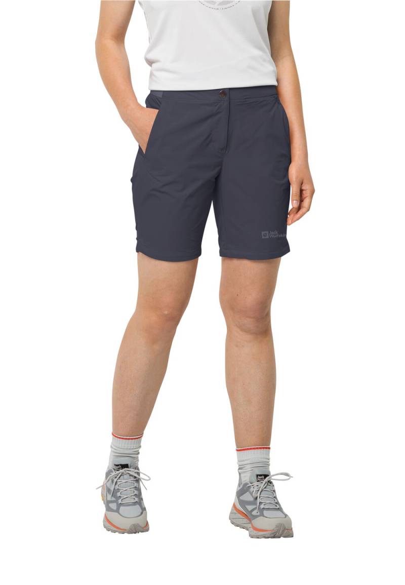 Jack Wolfskin Wanderhose Damen Hilltop Trail Shorts Women 46 graphite graphite von Jack Wolfskin