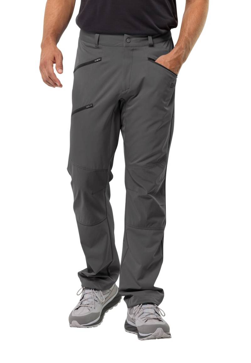 Jack Wolfskin Wanderhose Herren Hiking Alpine Pants Men 46 slate slate von Jack Wolfskin