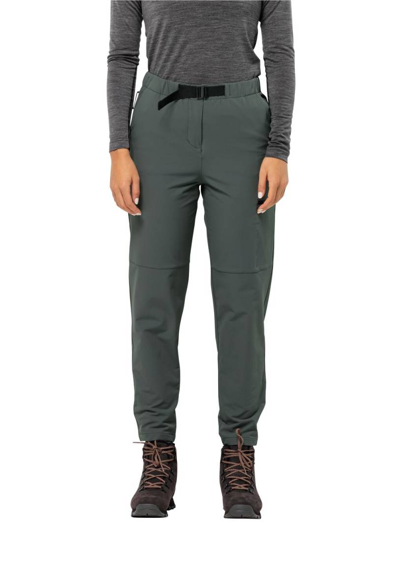 Jack Wolfskin Wanderhosen Damen Wandermood Pants Women 36 slate green slate green von Jack Wolfskin